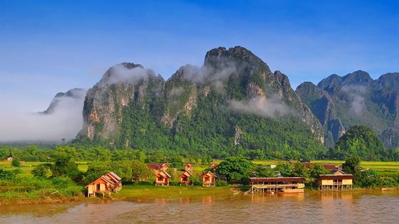 Wanneer naar Vang Vieng? De beste reistijd voor Vang Vieng in Laos