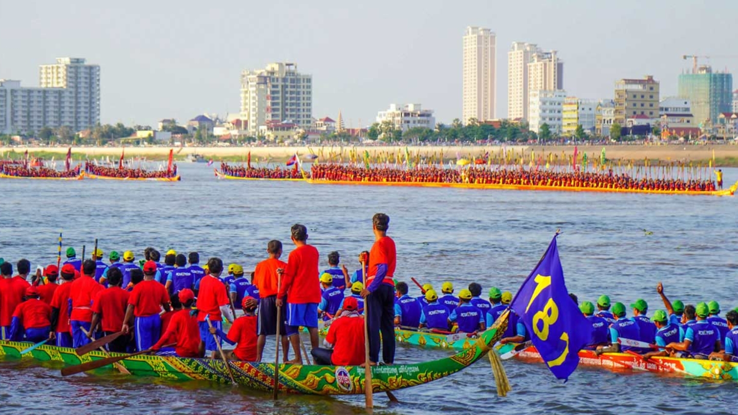Waterfestival (Bon Om Touk) in Cambodja
