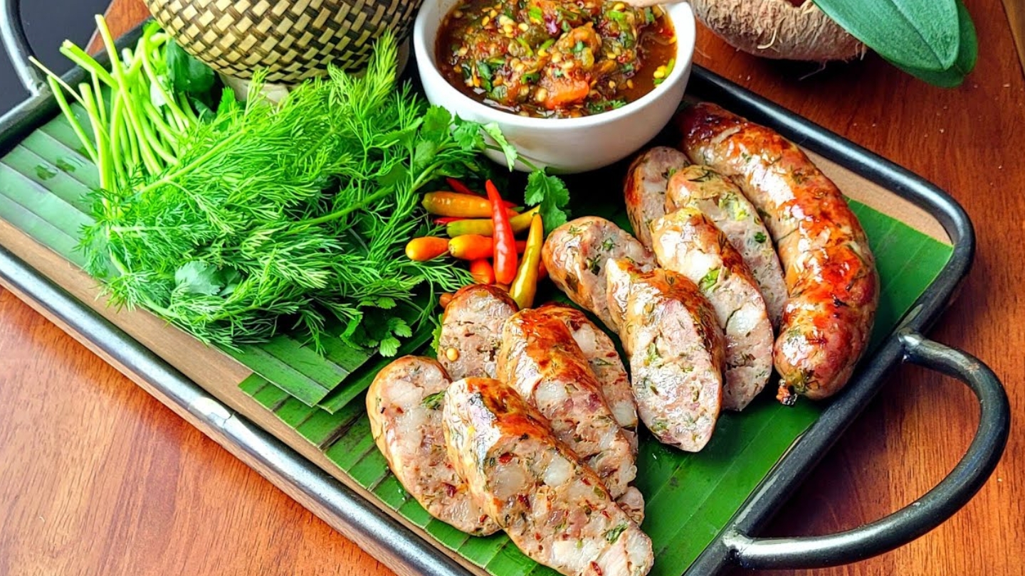 Sai Oua - het streetfoodaanbod van Vientiane