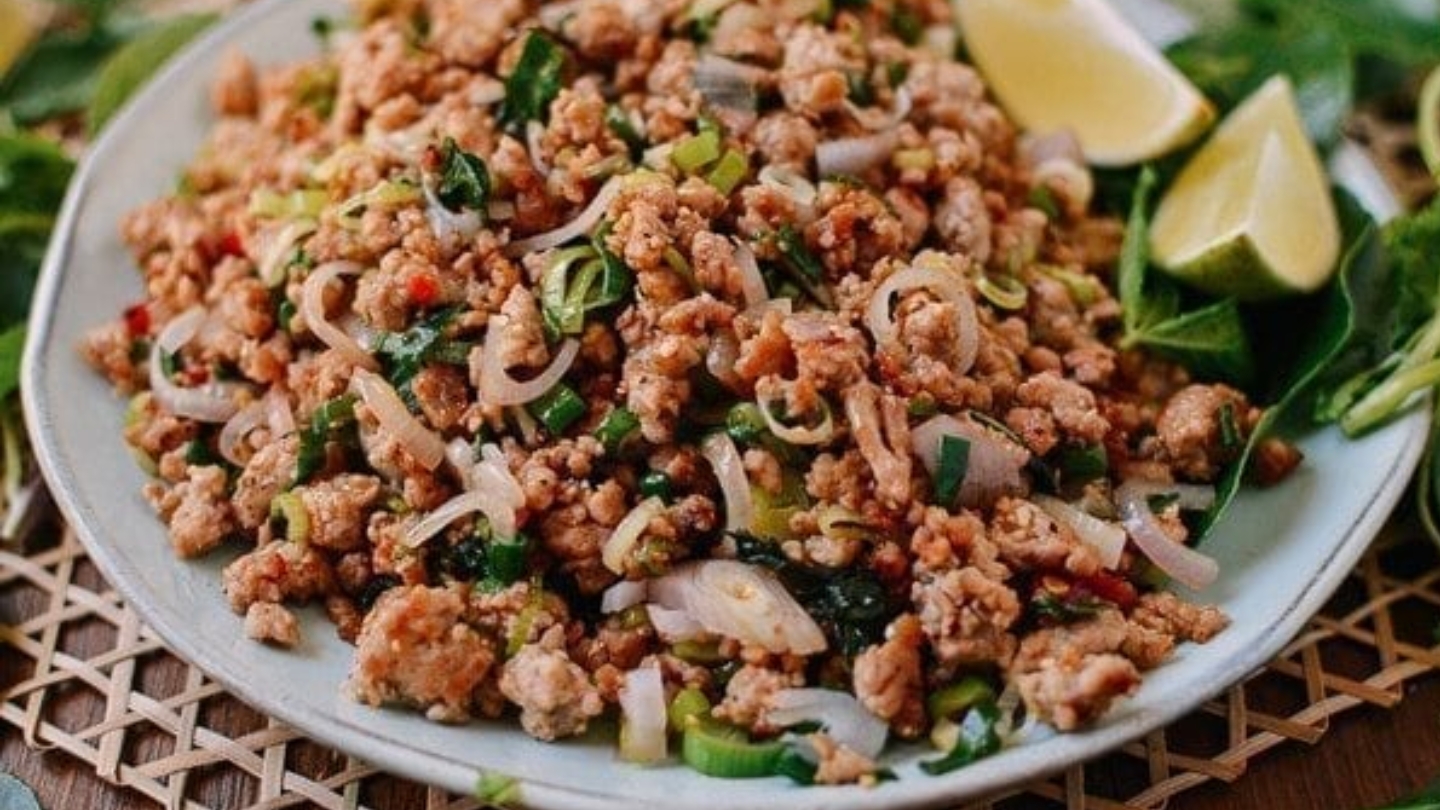 Larb – de beste lokale streetfoodgerechten in Vientiane, Laos