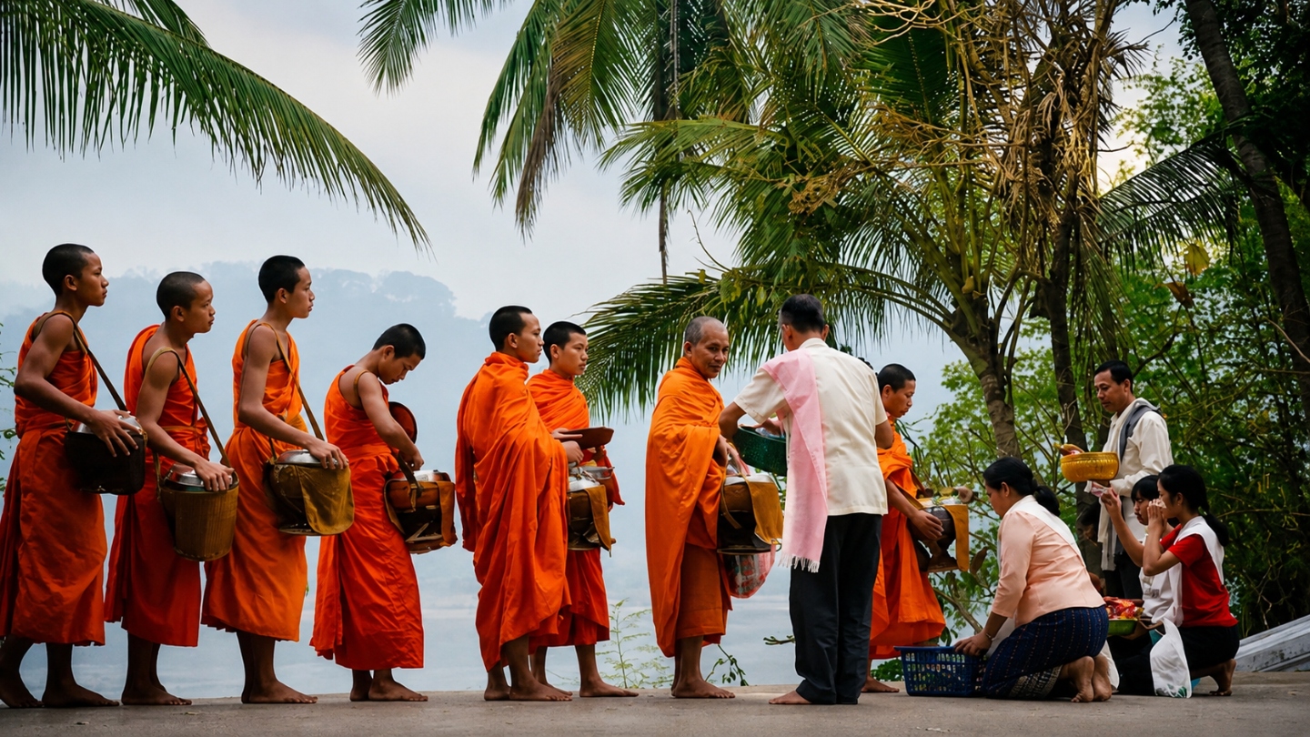 Ontdek het Boun Khao Phansa-festival