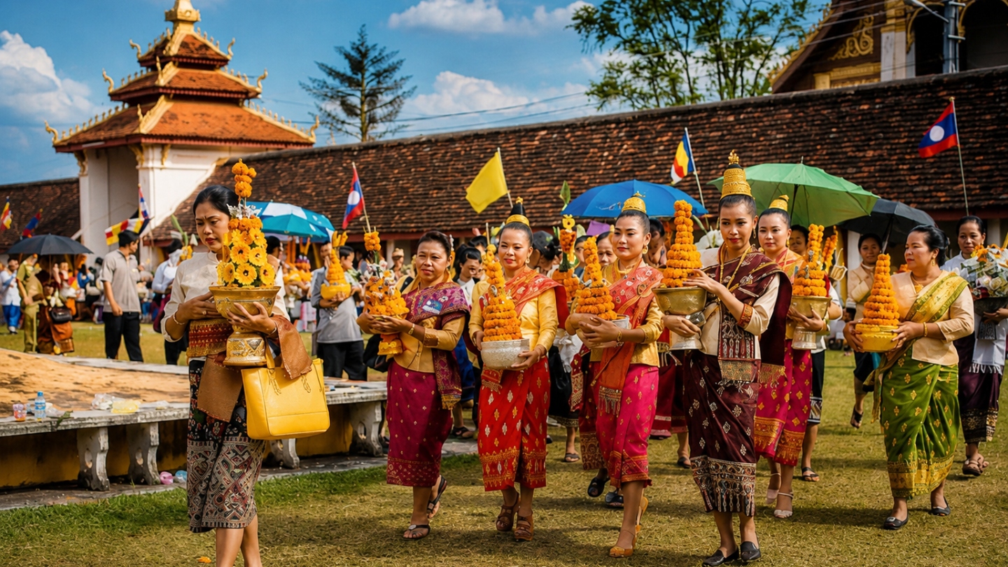 Boun Khao Phansa-festival, een cultureel hoogtepunt van Laos in juli