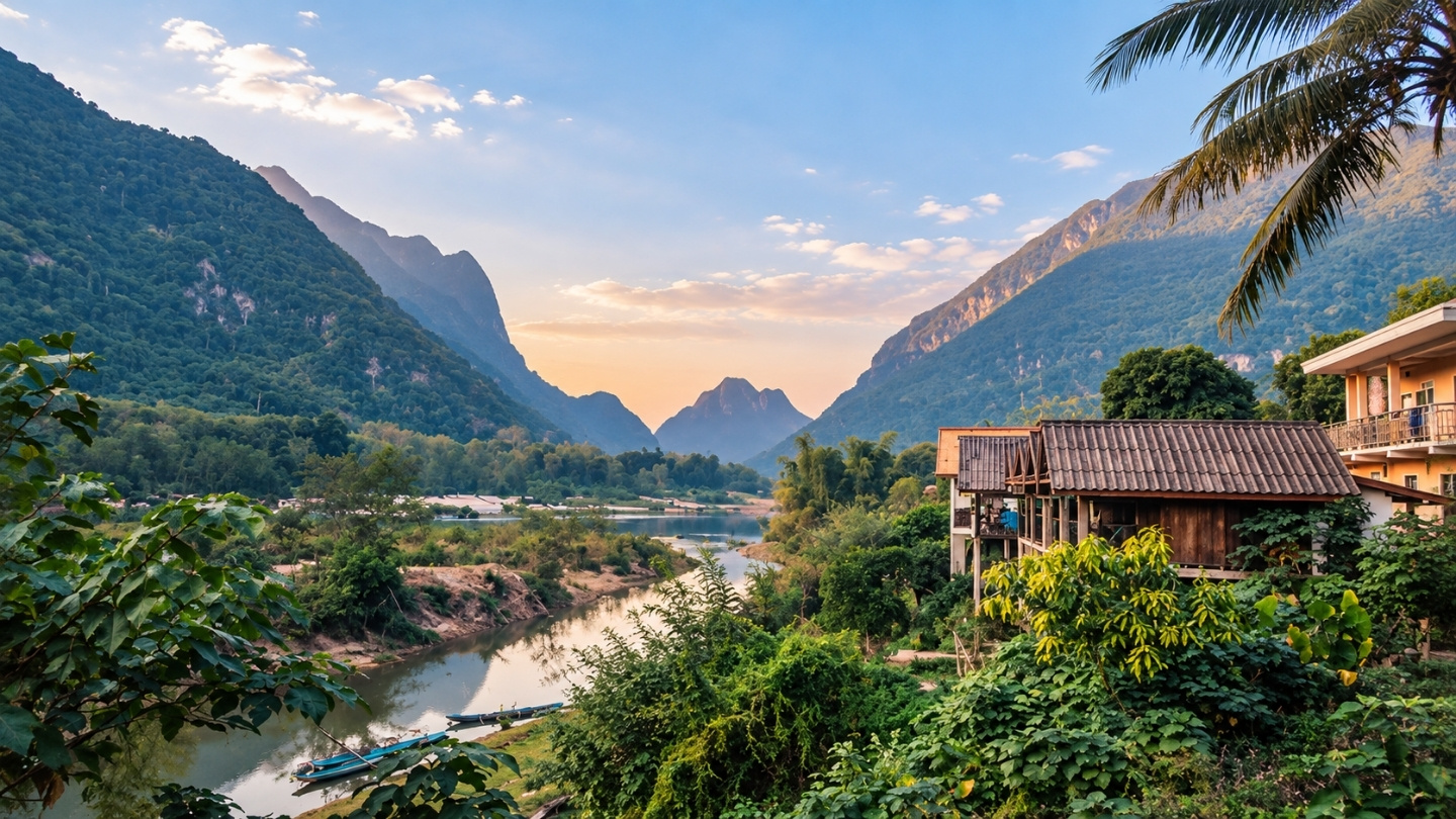 Waar naartoe in Laos in september ? Ontdek het rustige Muang Ngoi