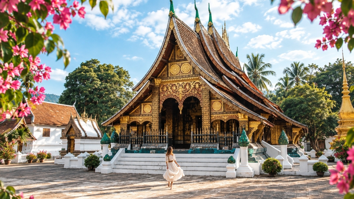 Wat Xieng Thong bewonderen tijdens Laos in september