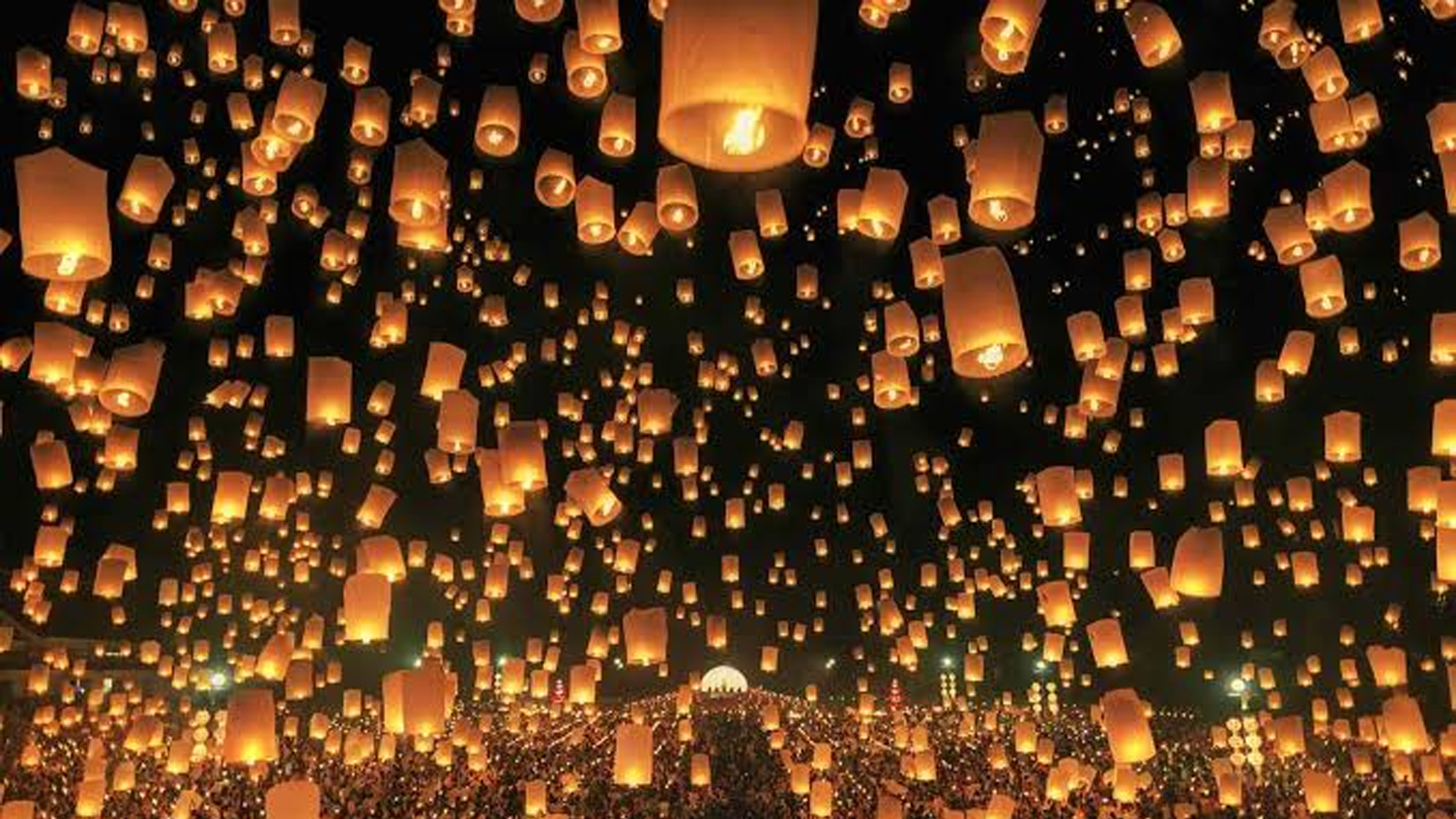 Het betoverende lichtfestival van Thailand