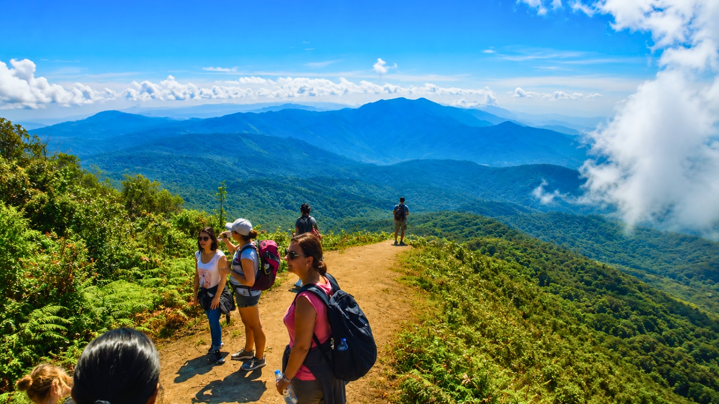 Waar naartoe in Thailand in juni ? Trekking in Nationaal Park Doi Inthanon