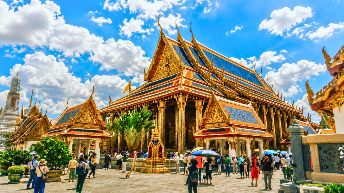 Het Grand Palace, een van de hoogtepunten van Bangkok in mei