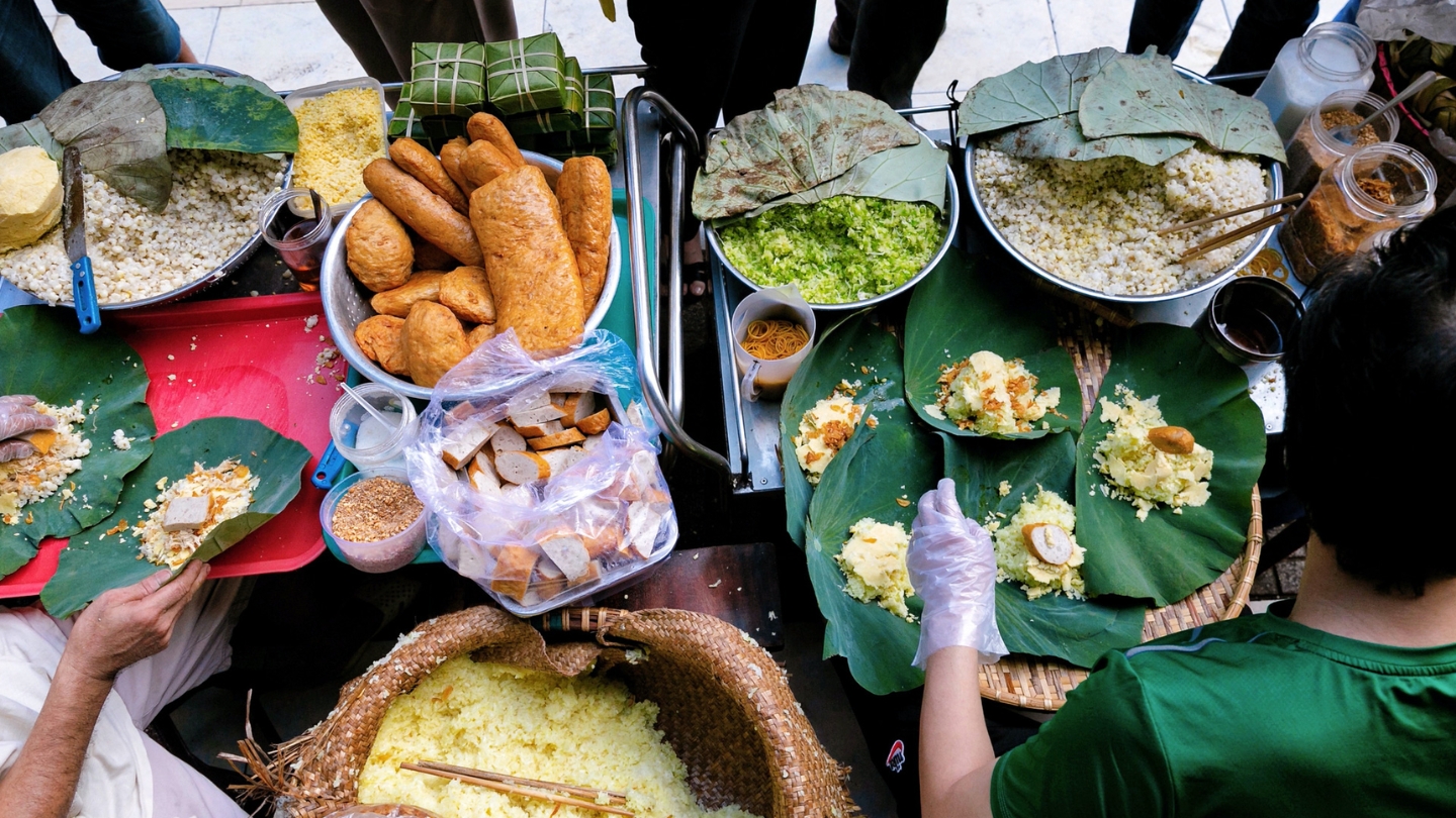 Xôi Vietnam - Wat eten in Hanoi ?