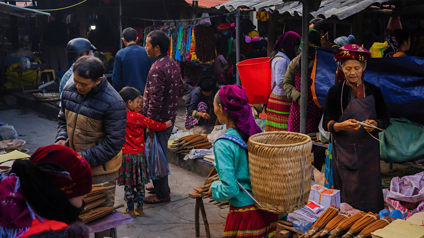 Reistips voor een bezoek aan de etnische markt van Bắc Hà