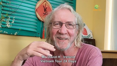 De heer David H deelt zijn ervaring van 24 dagen in Vietnam
